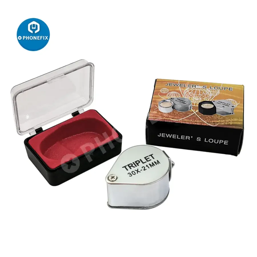 10X-30X Multi-function Metal Folding Jewllery Loupe Magnifying Glass - Image 5