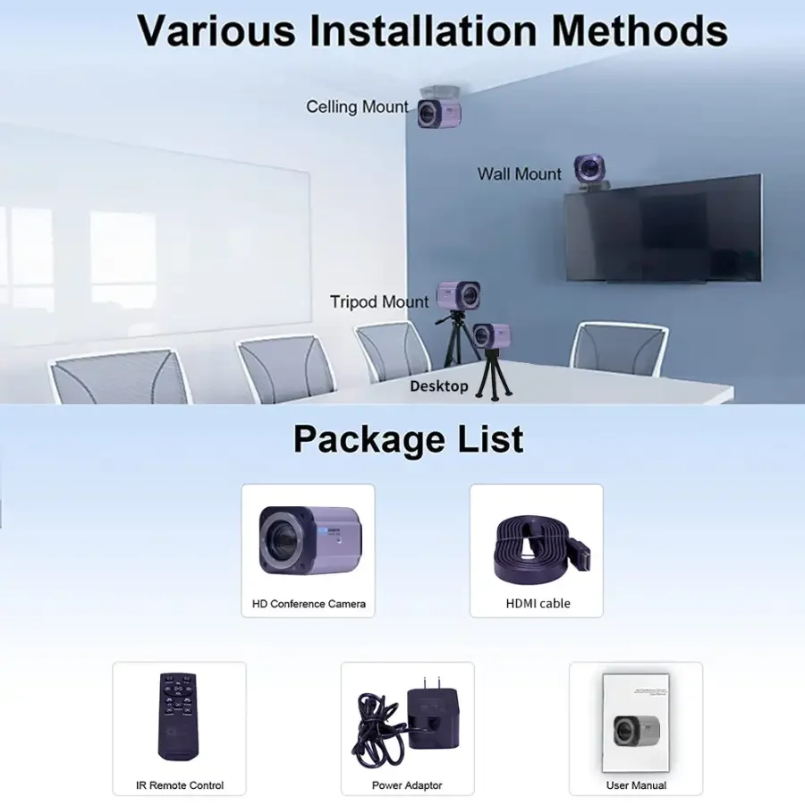 10X Auto Focus 1080P Camera Module Live Broadcast - Image 26