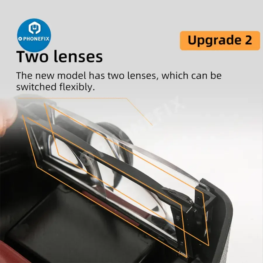 10X LED Light Loupe Helmet Style Magnifier Glass For Phone Repair - Image 5
