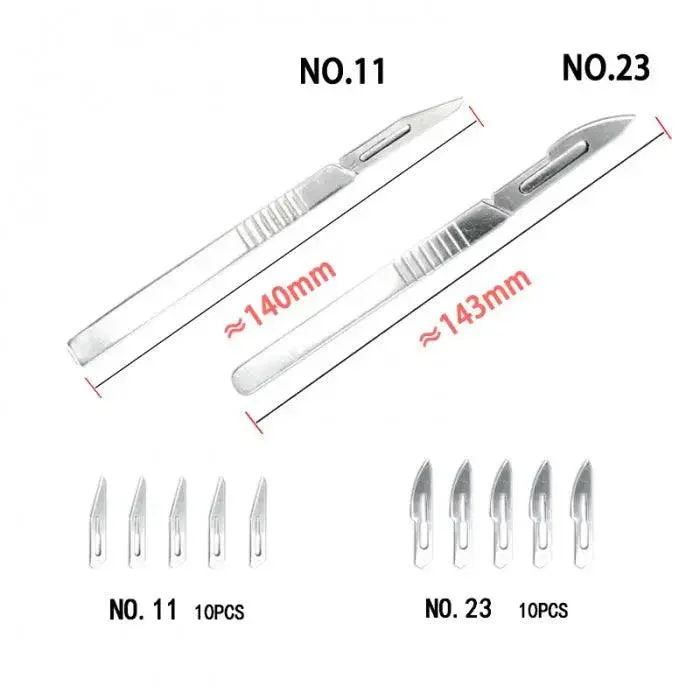 11# 23# Stainless Steel Graver Scalpel Blades for DIY Cutting Tool - Image 4