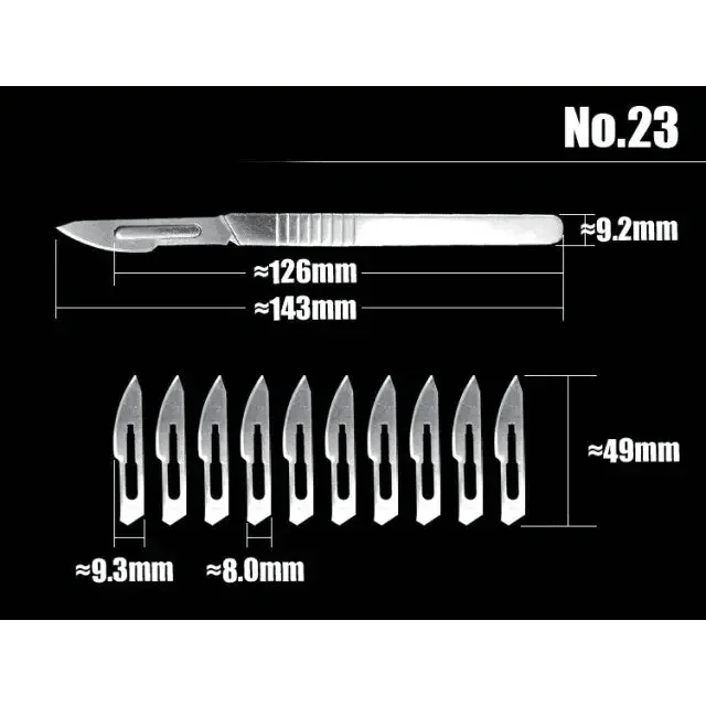 11# 23# Stainless Steel Graver Scalpel Blades for DIY Cutting Tool - Image 6