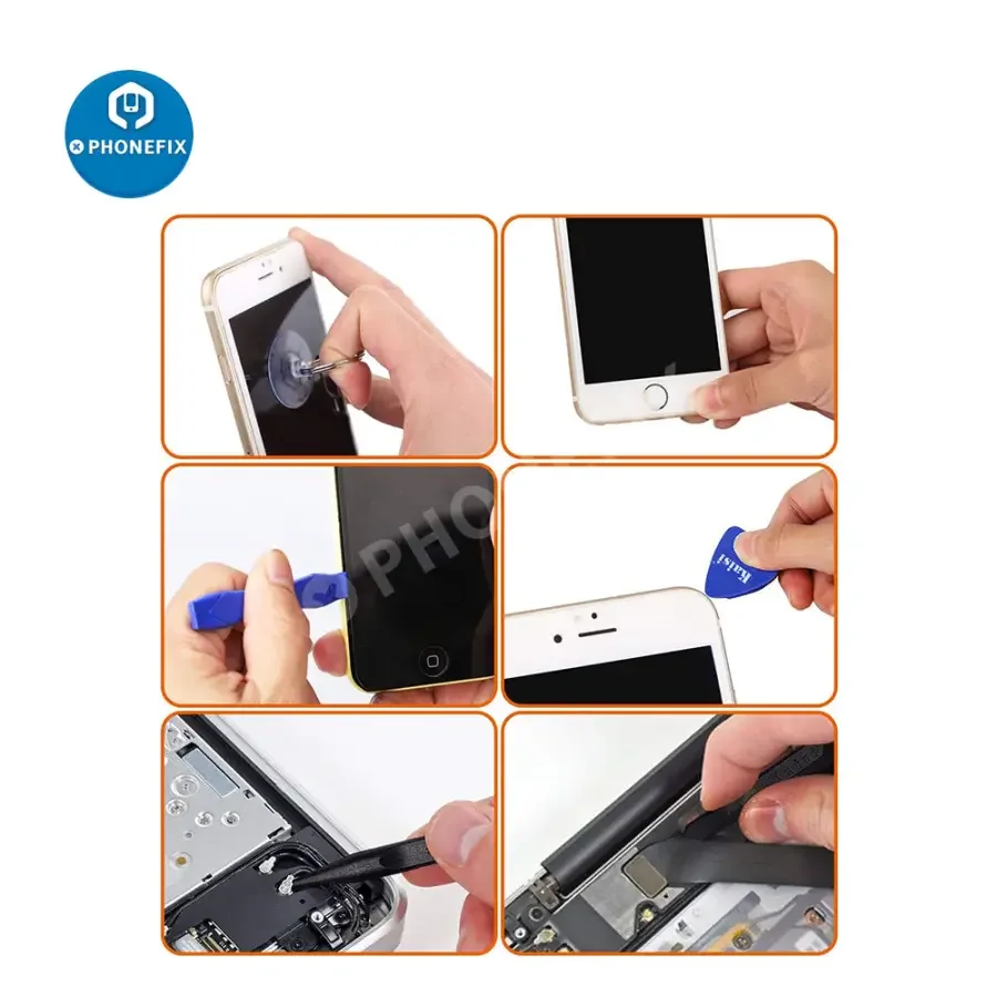 11 In 1 Suction Cup Kit LCD Screen Opening Tools For Phone Tablet Repair - Image 5