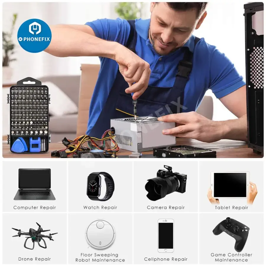 122-in-1 Precision Magnetic Screwdriver Set | Ultimate Phone Repair Tools - Image 11