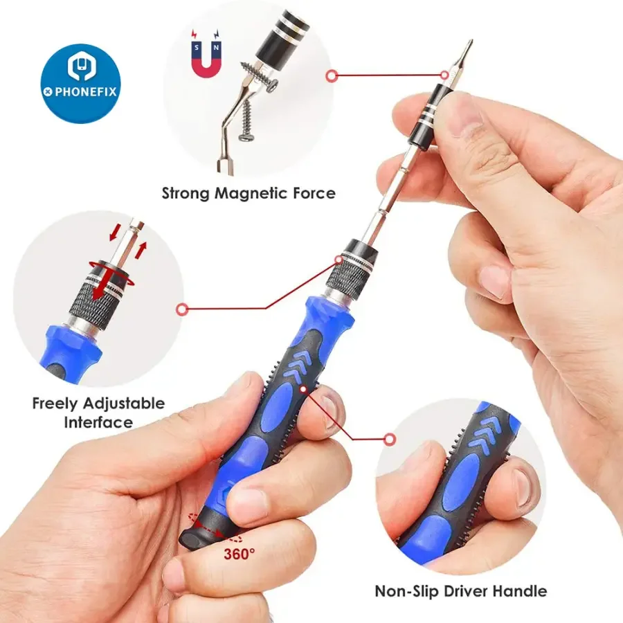 122-in-1 Precision Magnetic Screwdriver Set | Ultimate Phone Repair Tools - Image 13