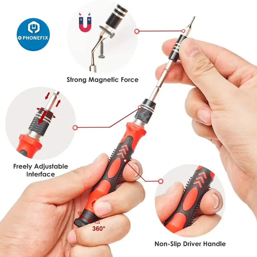 122-in-1 Precision Magnetic Screwdriver Set | Ultimate Phone Repair Tools - Image 6