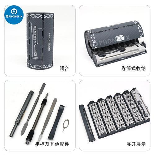 128 in 1 Magnetic Screwdriver Set Repair Toolkit With Storage Box - Image 4