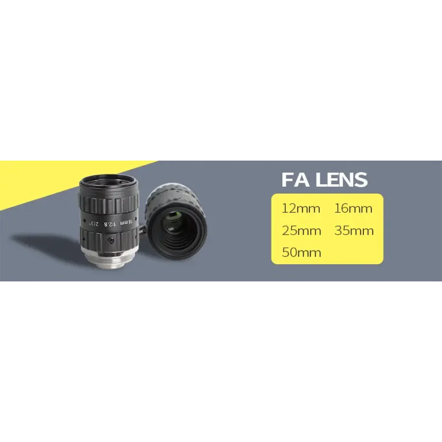 12MP C-mount 12mm-50mm Prime Lens 2/3" F2.8 ITS Camera FA Lens - Image 12