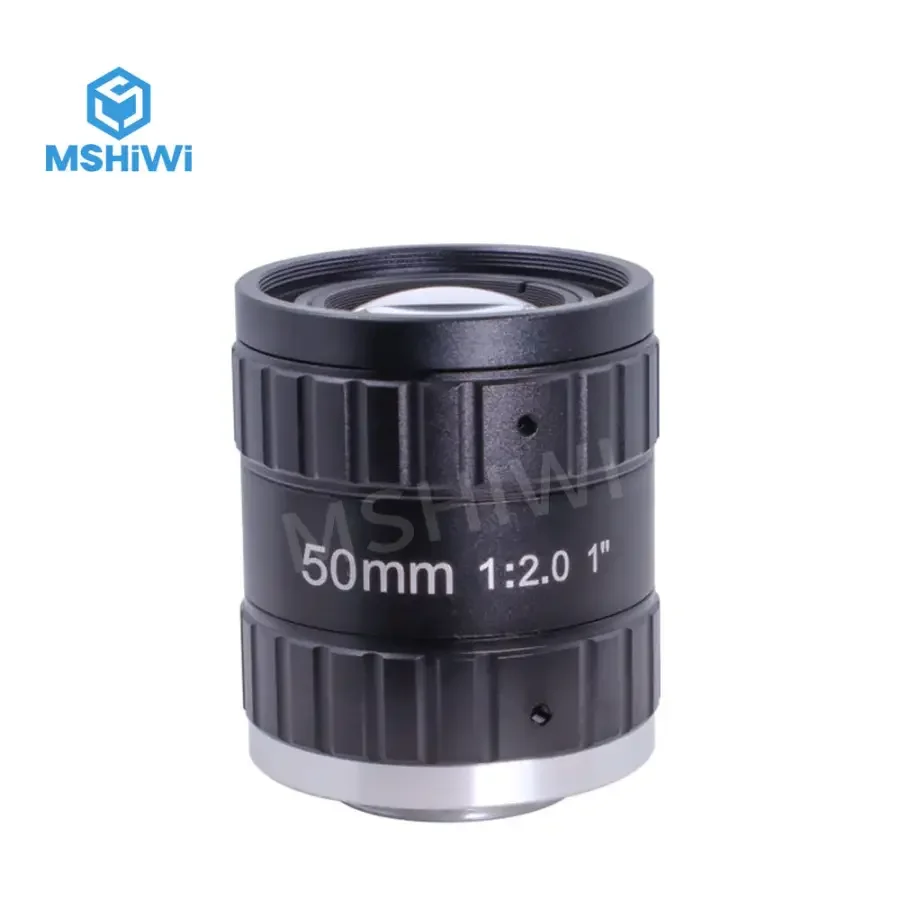 12MP C-mount 50mm Prime Lens 1" F2.0 Aperture ITS Camera FA Lens - Image 2