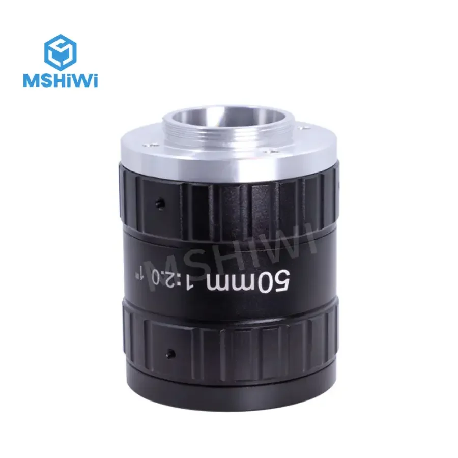 12MP C-mount 50mm Prime Lens 1" F2.0 Aperture ITS Camera FA Lens - Image 3