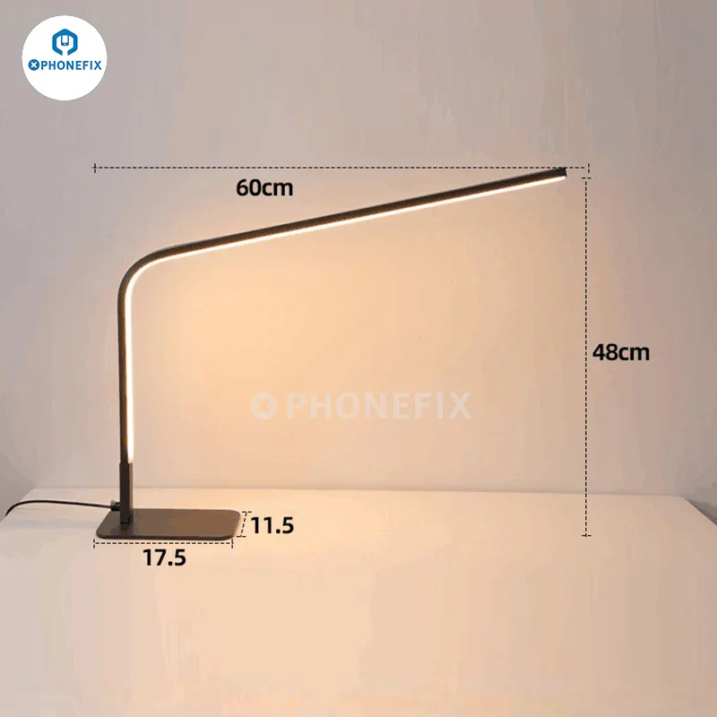 12W Smart LED Desk Lamp Variable Light With Three Colors - Image 4
