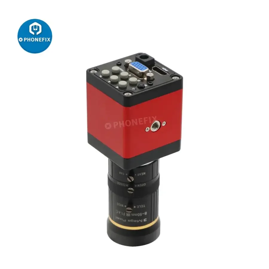 13MP 1080P HDMI VGA Video Microscope Camera 8-50mm/ 6-60mm Lens - Image 5