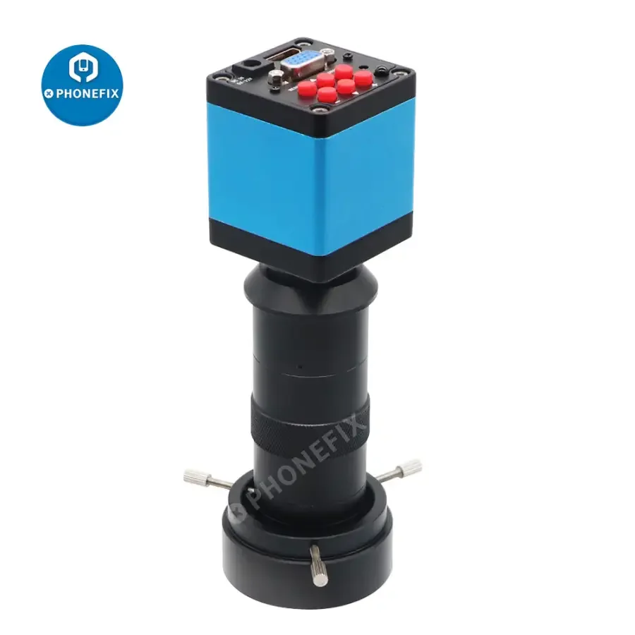 13MP HDMI VGA Camera 130X Lens 40LED Light For PCB Soldering - Image 4