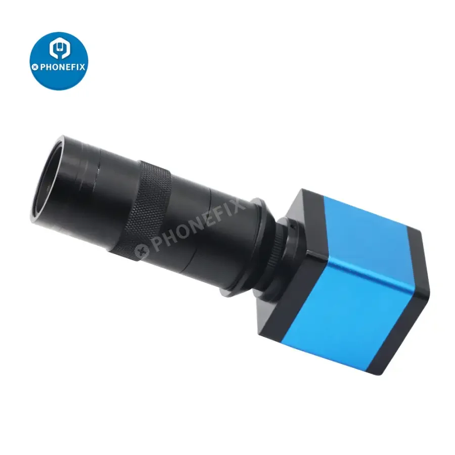 13MP HDMI VGA Camera 130X Lens 40LED Light For PCB Soldering - Image 7