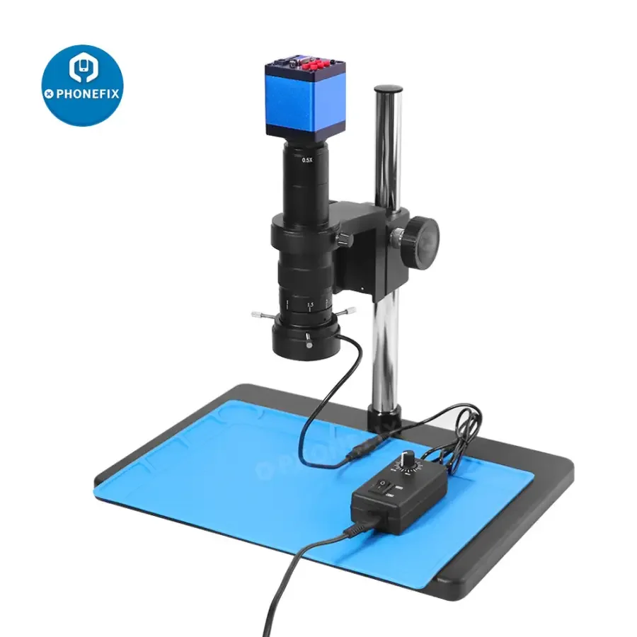 13MP HDMI VGA Digital Video Camera Microscope Set For PCB Repair - Image 4