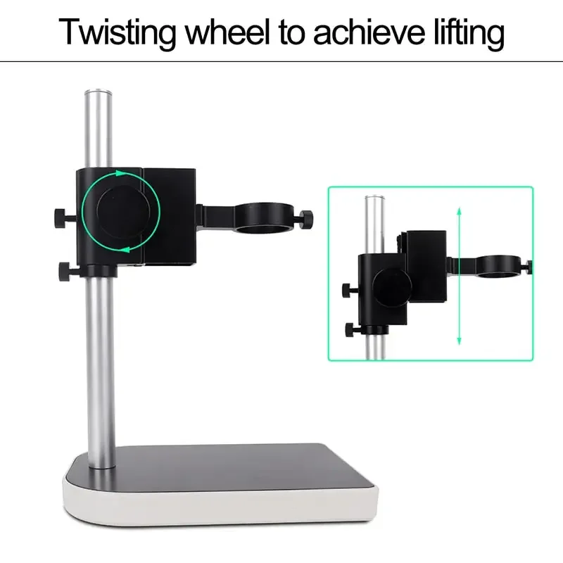 13MP HDMI VGA Industrial Microscope Camera C Mount Lens Ring Light Lamp - Image 26