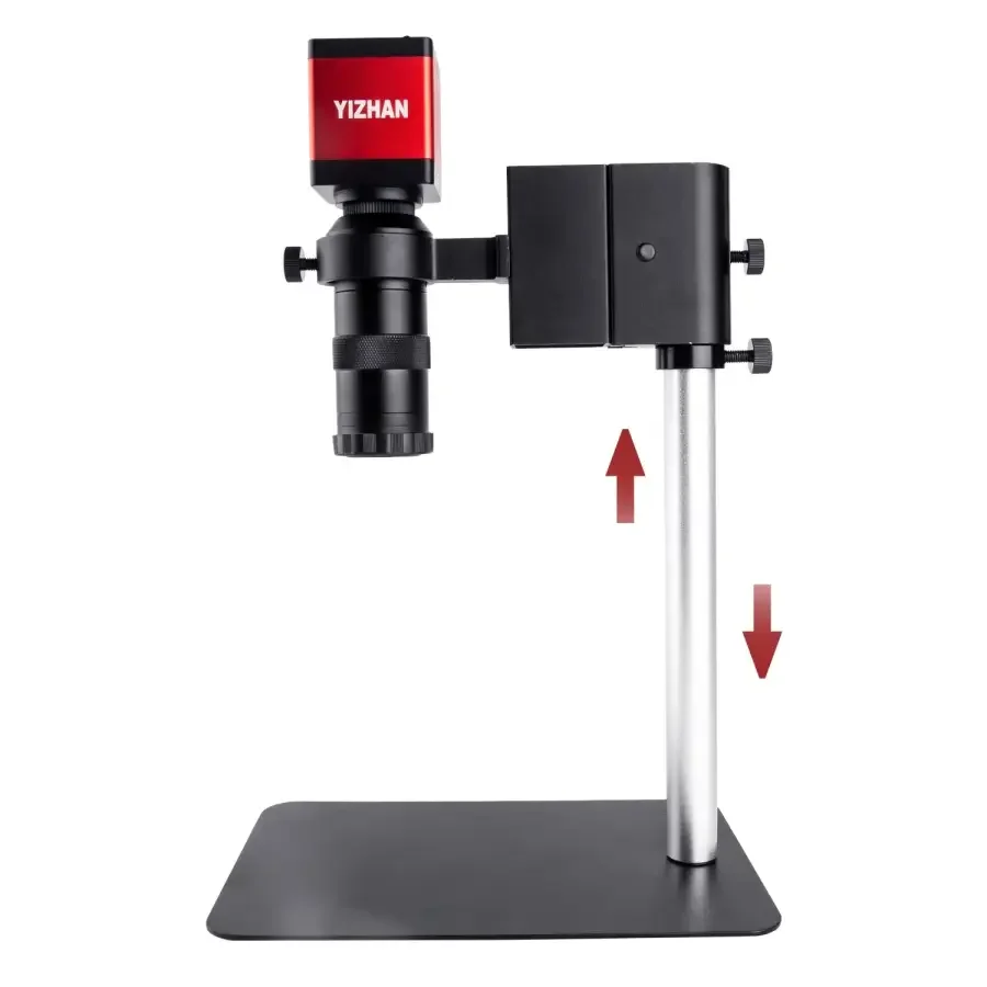 13MP HDMI VGA Industrial Microscope Camera C Mount Lens Ring Light Lamp - Image 4