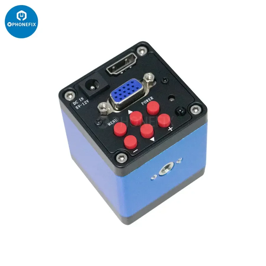 13MP HDMI VGA USB Industrial Microscope Camera Set 130X Lens - Image 5