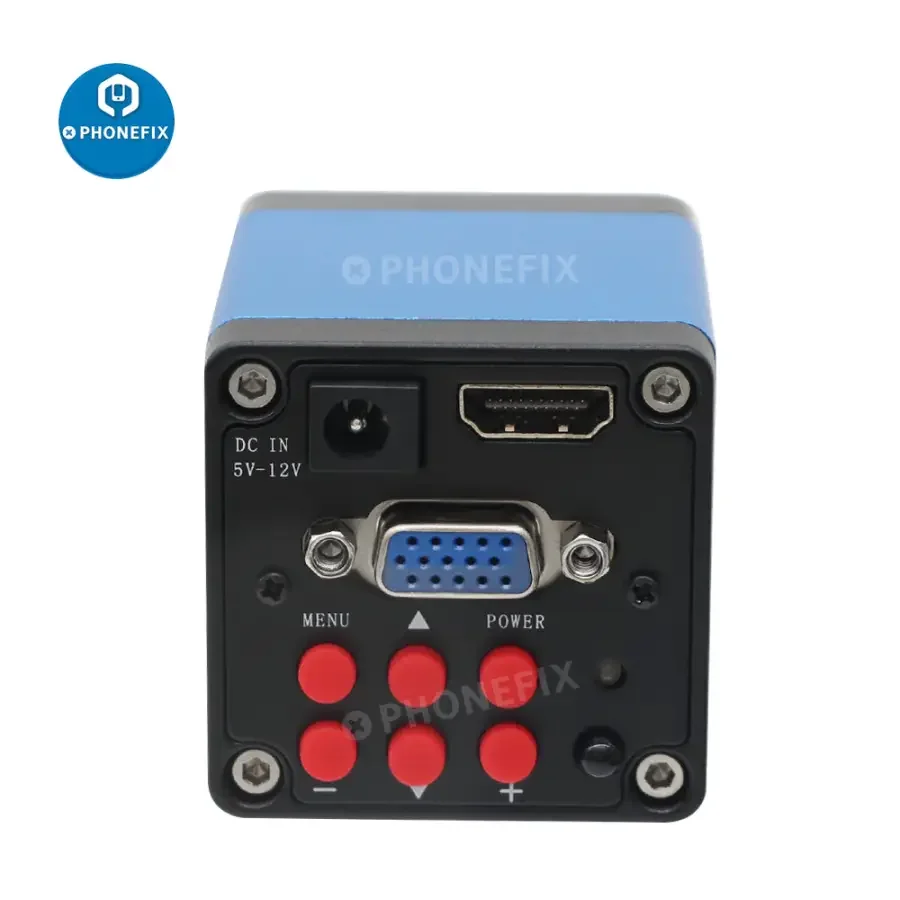 13MP Industrial Camera 130X Lens 40 LED Light Super Clamp Microscope Set - Image 9