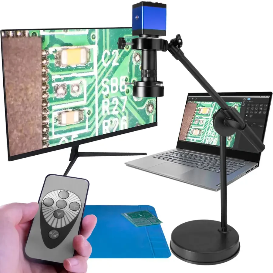 13MP VGA HDMI Camera Electronic Microscope USB Phone CPU Repair - Image 2