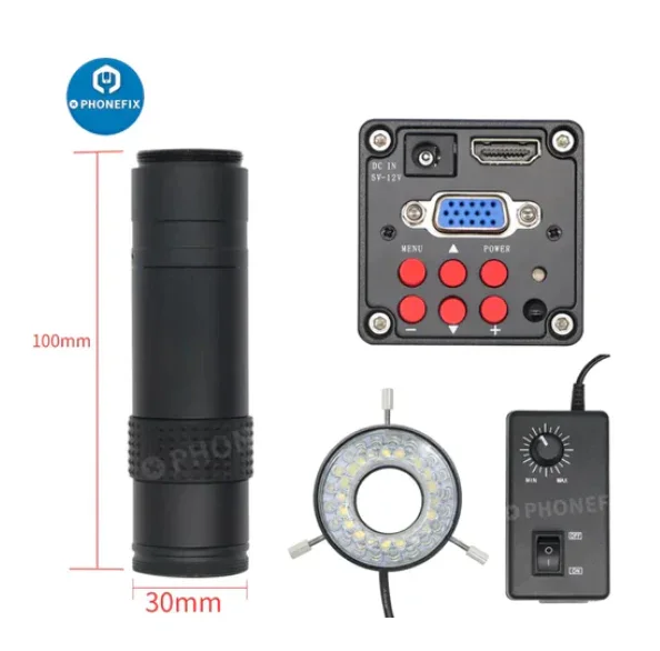 13MP VGA HDMI Camera Electronic Microscope USB Phone CPU Repair - Image 9