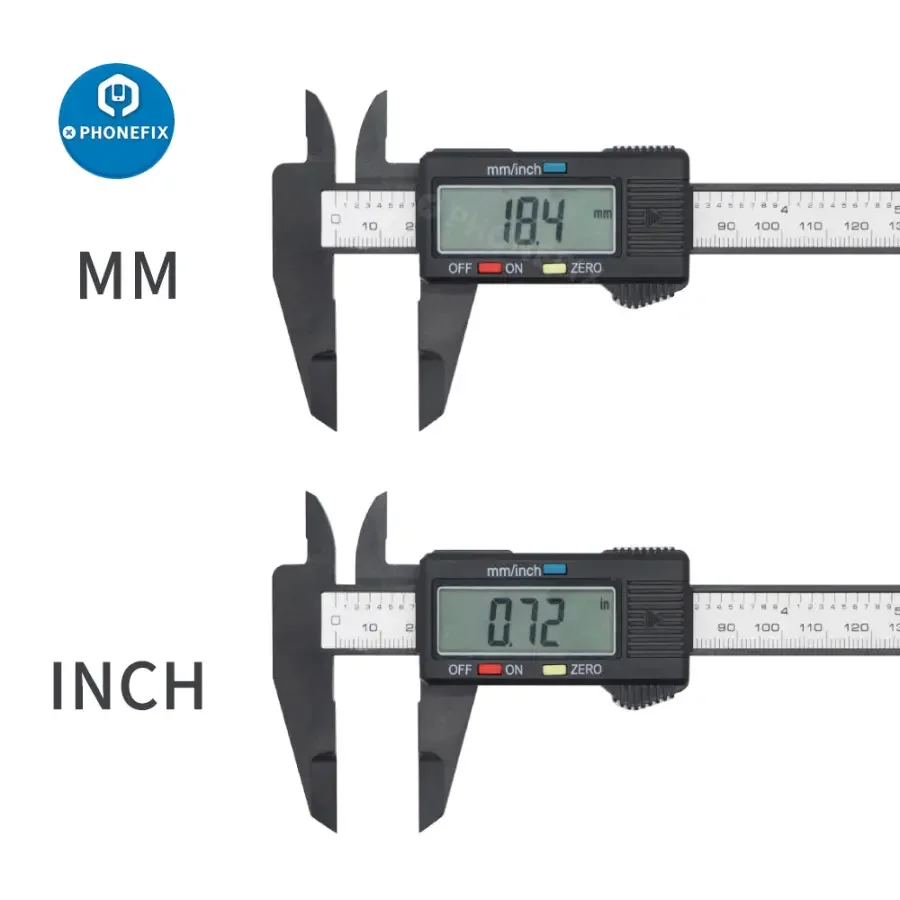 150mm Electronic Digital Caliper Carbon Fiber Dial Vernier Caliper Gauge - Image 6