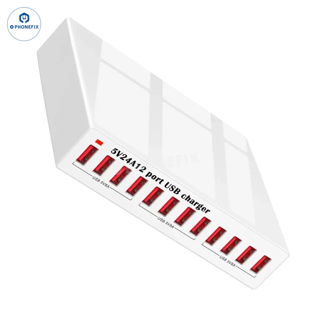 150W 12-Port USB Charger For iPhone iPad Fast Charging Station - Image 6
