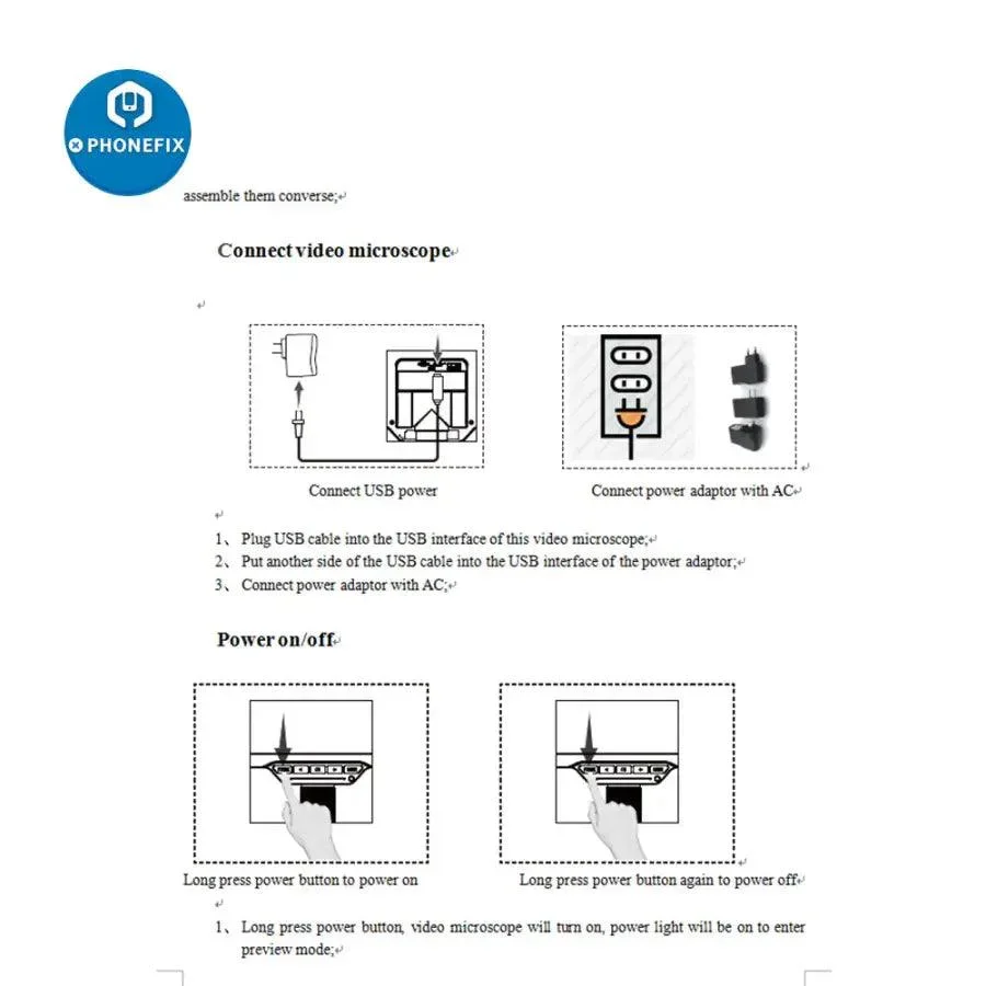 1000X Digital Microscope With 7 Inch HD LCD For  Soldering Repair - Image 16