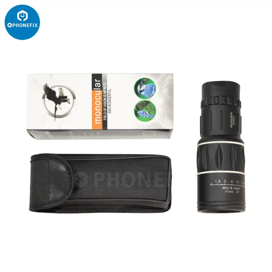 16X52 Dual Focus Zoom Monocular Telescope 66M 8000M HD Scope - Image 9