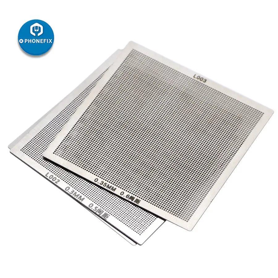 18PCS BGA Reballing Stencil Tools Kit Universal Metal Heating Template - Image 5