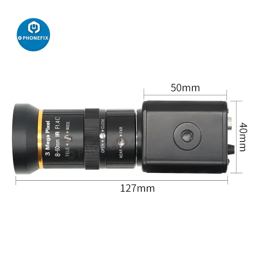 2.0 MP 1080P HDMI Camera 8.0-50mm F1.4 Lens Industry Camera - Image 6