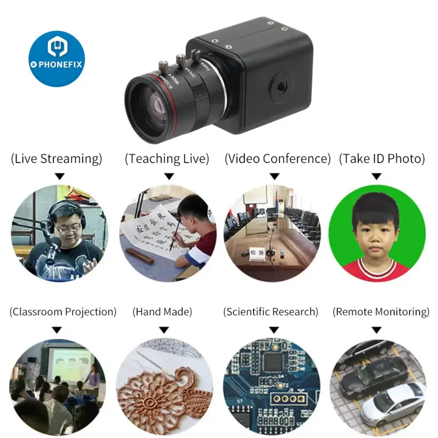 60FPS Live Stream Camera 6-12mm F1.6 Lens for Live Broadcasting - Image 8