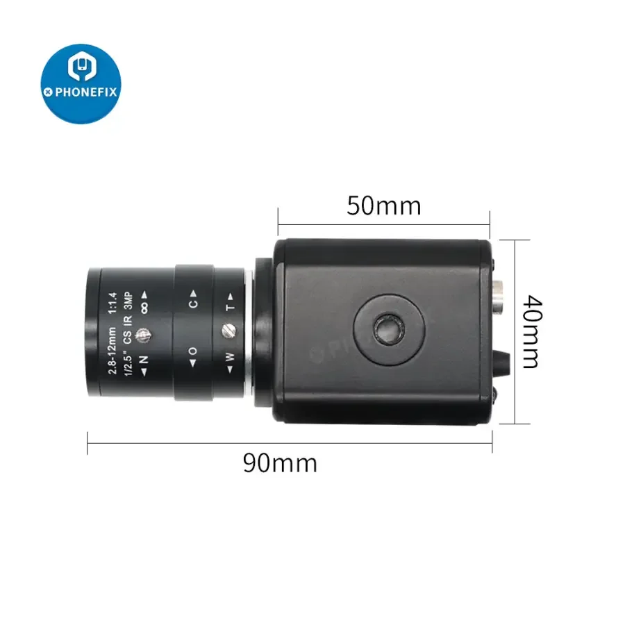 2.0MP CMOS Industry Camera 2.8-12mm F1.4 Lens For CCTV Surveillance - Image 4