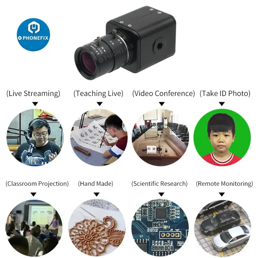 2.0MP CMOS Industry Camera 2.8-12mm F1.4 Lens For CCTV Surveillance - Image 8