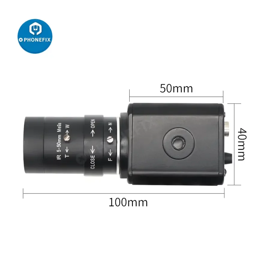 2.0MP CMOS Industry Camera 5.0-50mm IR F1.6 CCTV Lens - Image 3