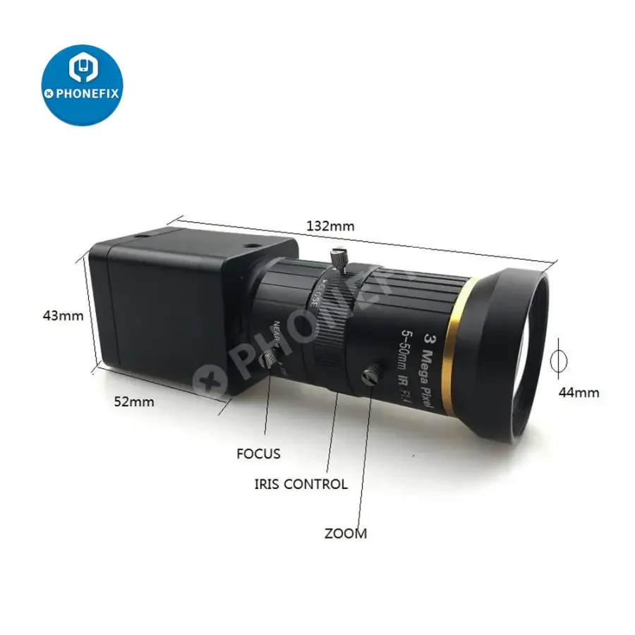 2.0MP HDMI 1080p 5-50mm Lens Live Video  Industry Camera - Image 5