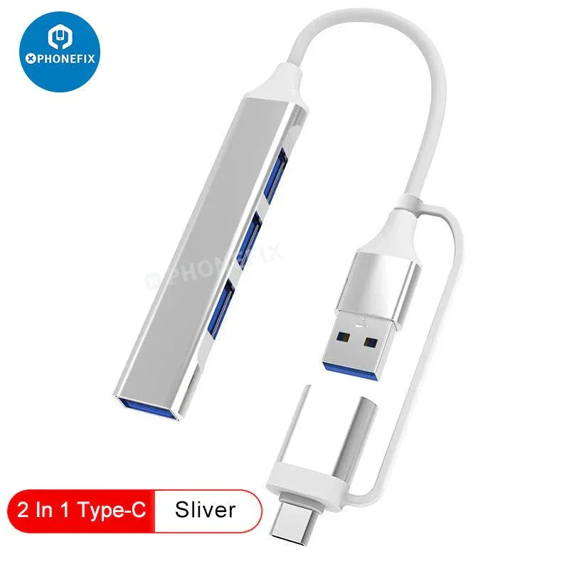 2/3/4 In 1 USB 3.0 Port Hub Expander For Phone PC Fast Data Transfer - Image 10