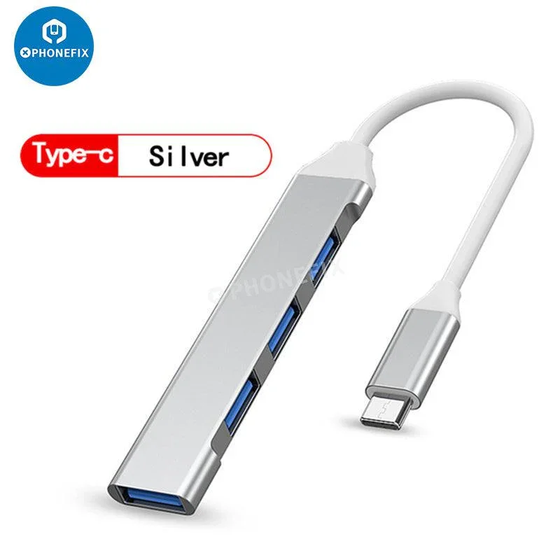 2/3/4 In 1 USB 3.0 Port Hub Expander For Phone PC Fast Data Transfer - Image 14