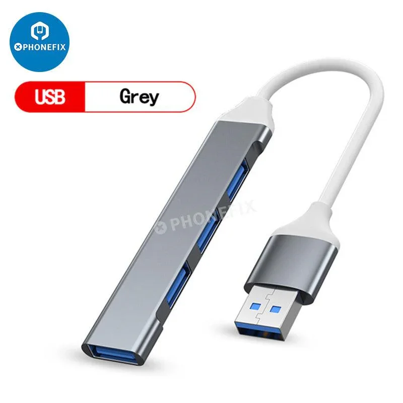 2/3/4 In 1 USB 3.0 Port Hub Expander For Phone PC Fast Data Transfer - Image 15