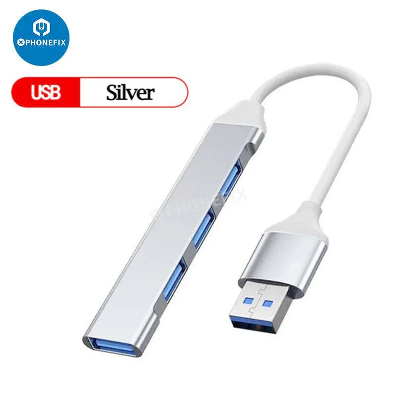 2/3/4 In 1 USB 3.0 Port Hub Expander For Phone PC Fast Data Transfer - Image 16