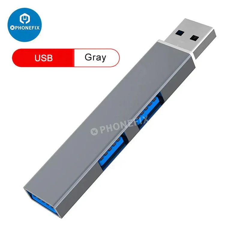 2/3/4 In 1 USB 3.0 Port Hub Expander For Phone PC Fast Data Transfer - Image 3