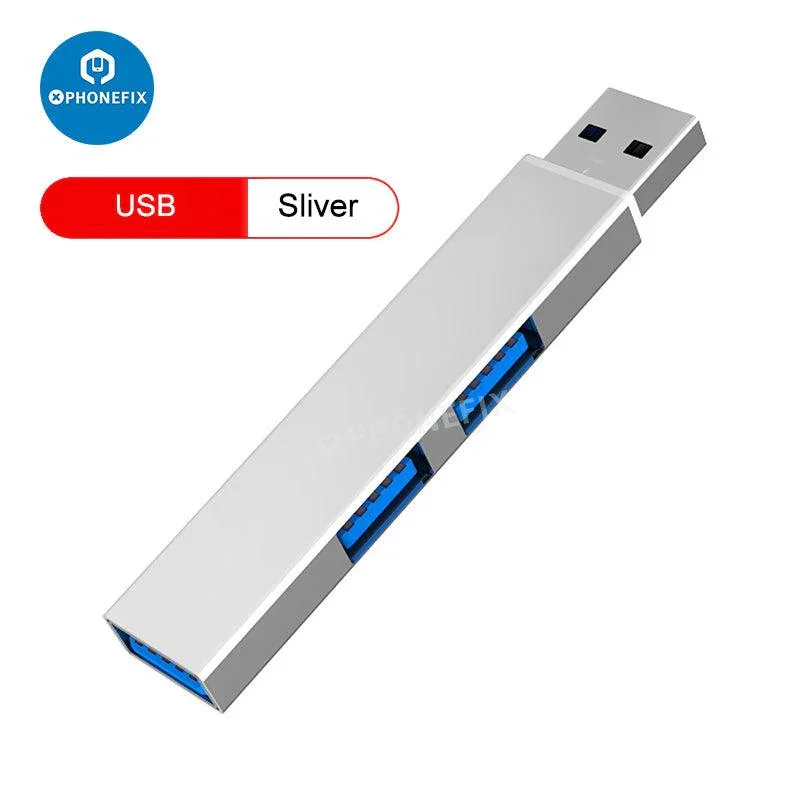 2/3/4 In 1 USB 3.0 Port Hub Expander For Phone PC Fast Data Transfer - Image 6