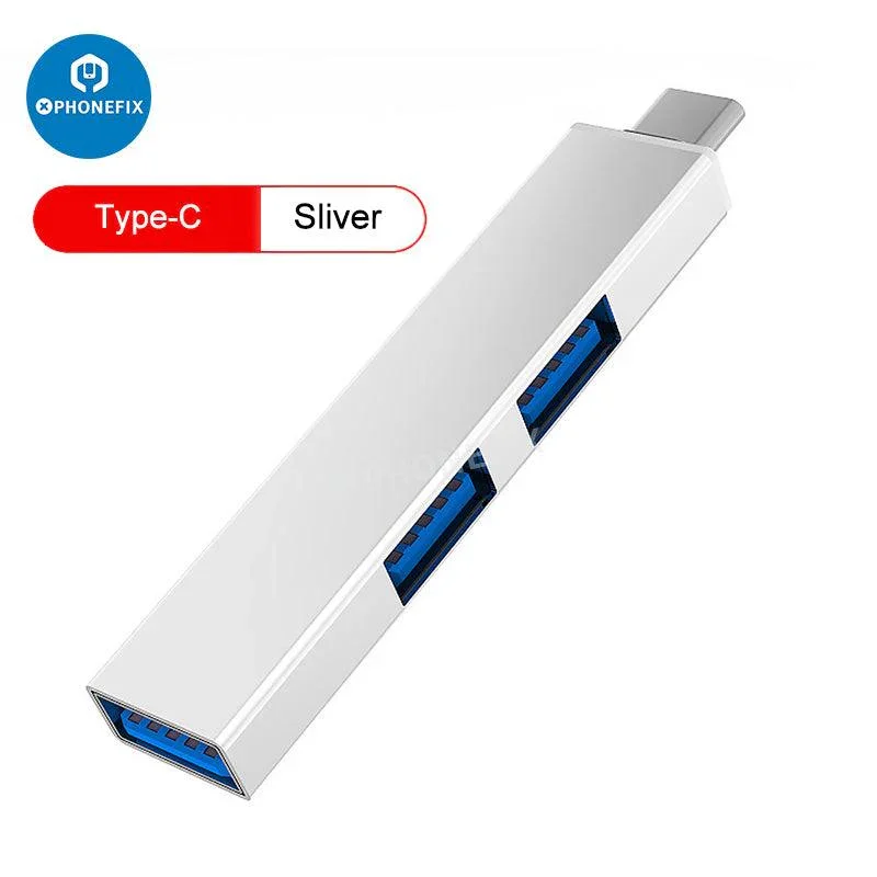 2/3/4 In 1 USB 3.0 Port Hub Expander For Phone PC Fast Data Transfer - Image 8