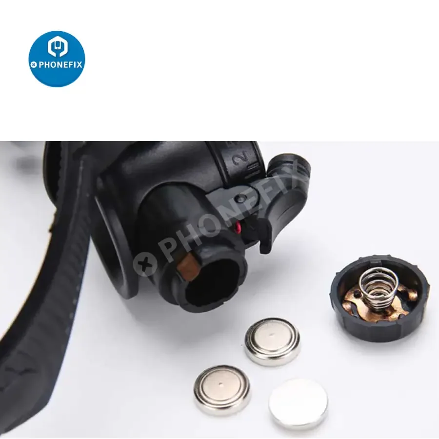 2.5X-25X Multi-Power Double LED Magnifier Eye Glasses For Watch Repair - Image 4