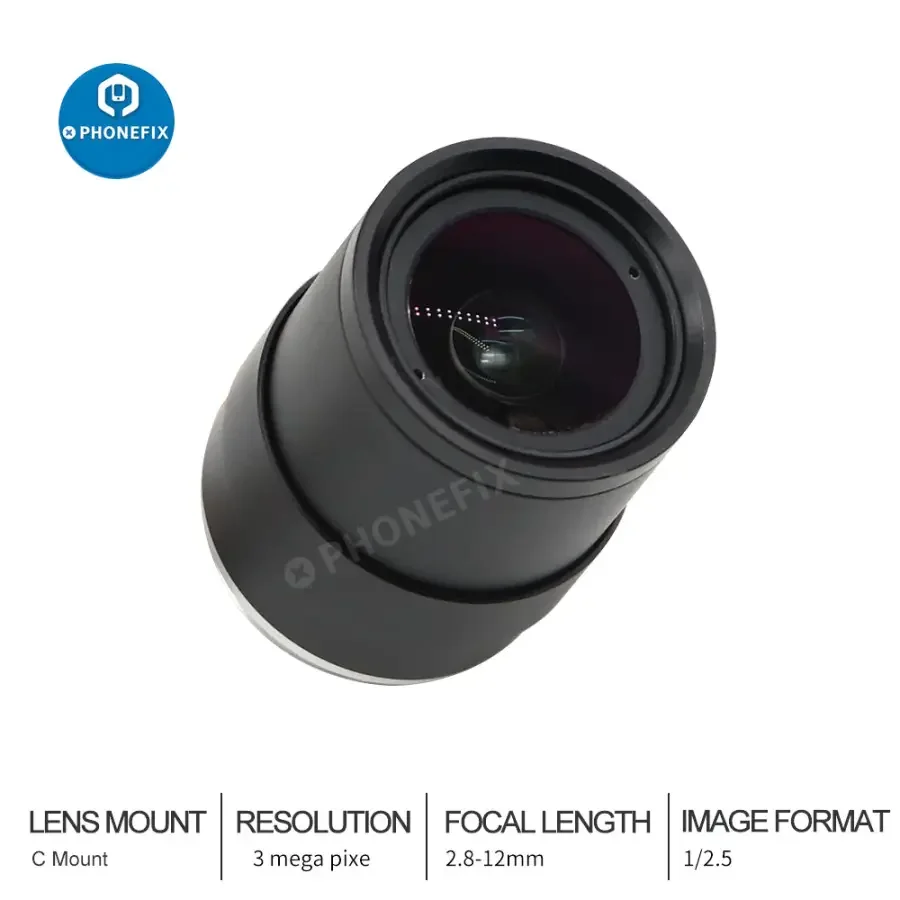 2.8-12mm CCTV Lens 1/2.5" F1.4 3MP Varifocal CS Mount Lens - Image 5
