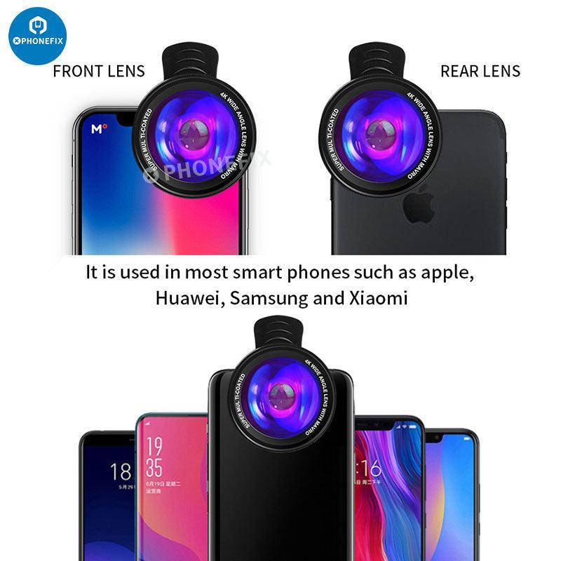 2 In 1 4K HD Wide-angle Macro Lens with LED Lamp for Phone Camera - Image 8