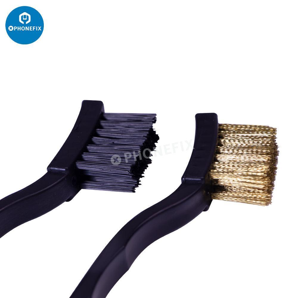 2 In 1 Anti-Static Steel Brushes Phone BGA Cleaning Repair Tools - Image 3