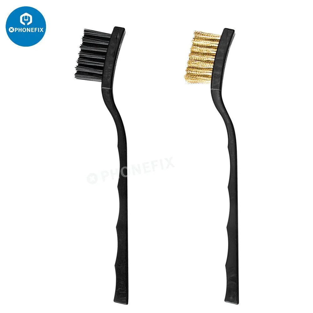 2 In 1 Anti-Static Steel Brushes Phone BGA Cleaning Repair Tools - Image 4