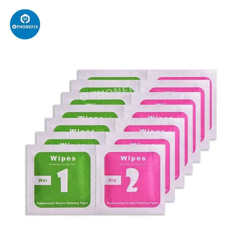 2 In 1 Wet And Dry Wipe Phone Tablet Laptop Screen Cleaning Paper - Image 2
