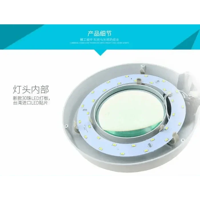 20 Times Desktop Magnifying Glass with LED Light and Bracket - Image 4