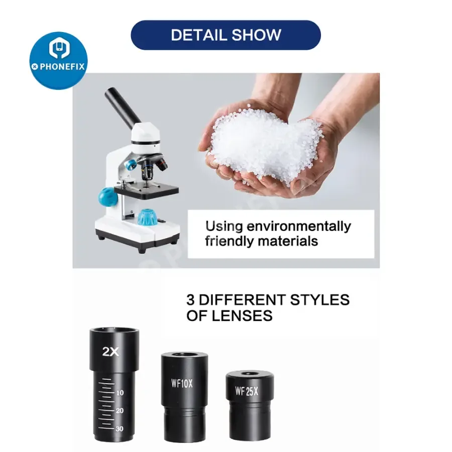 2000x Zoom Biological HD Microscope For Student Laboratory Education - Image 11